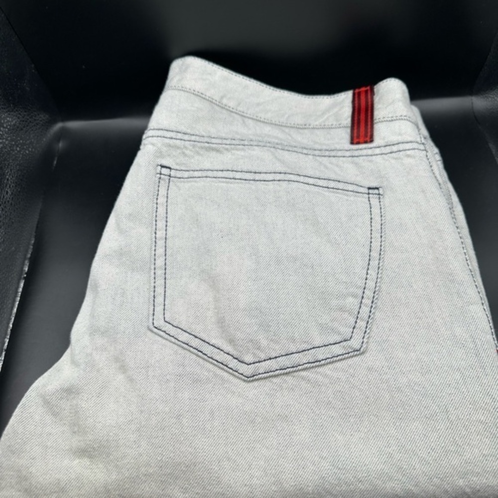 Isaia Light Gray Slim Straight Denim EU52